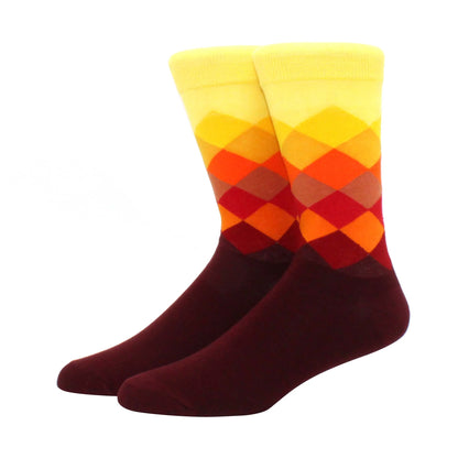 Diamond Pattern Socks