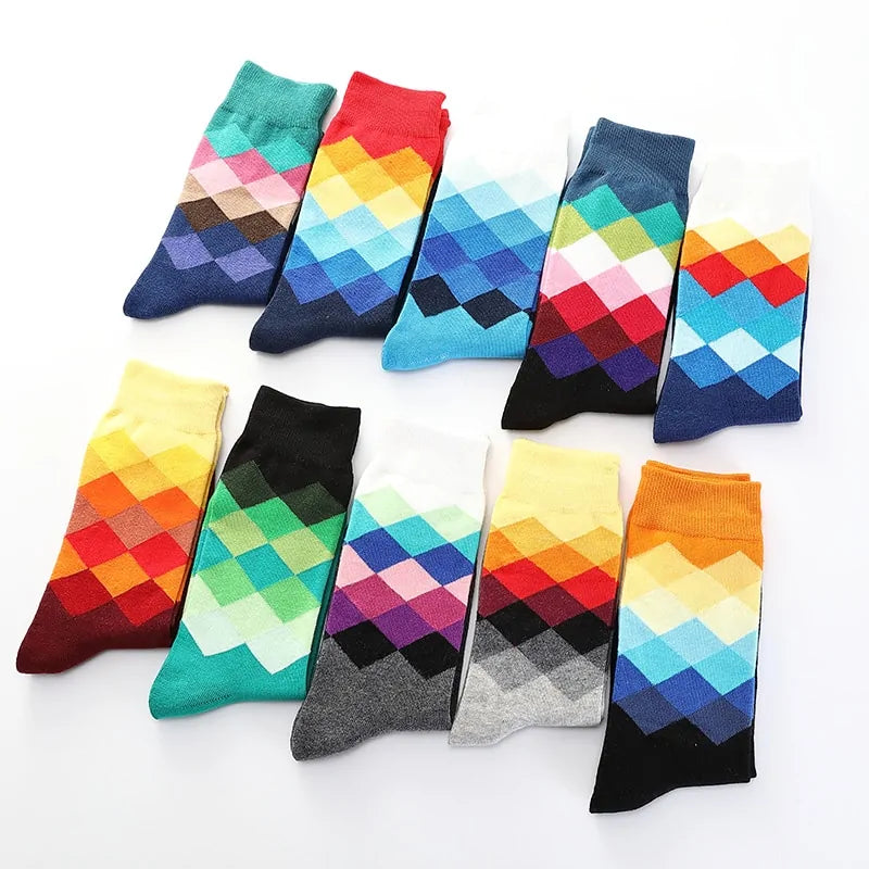 Diamond Pattern Socks