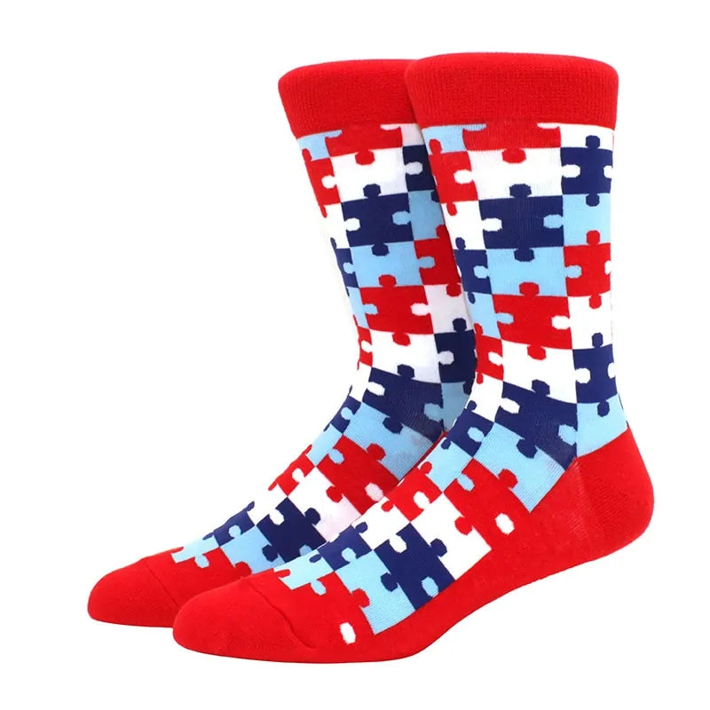 Diamond Pattern Socks